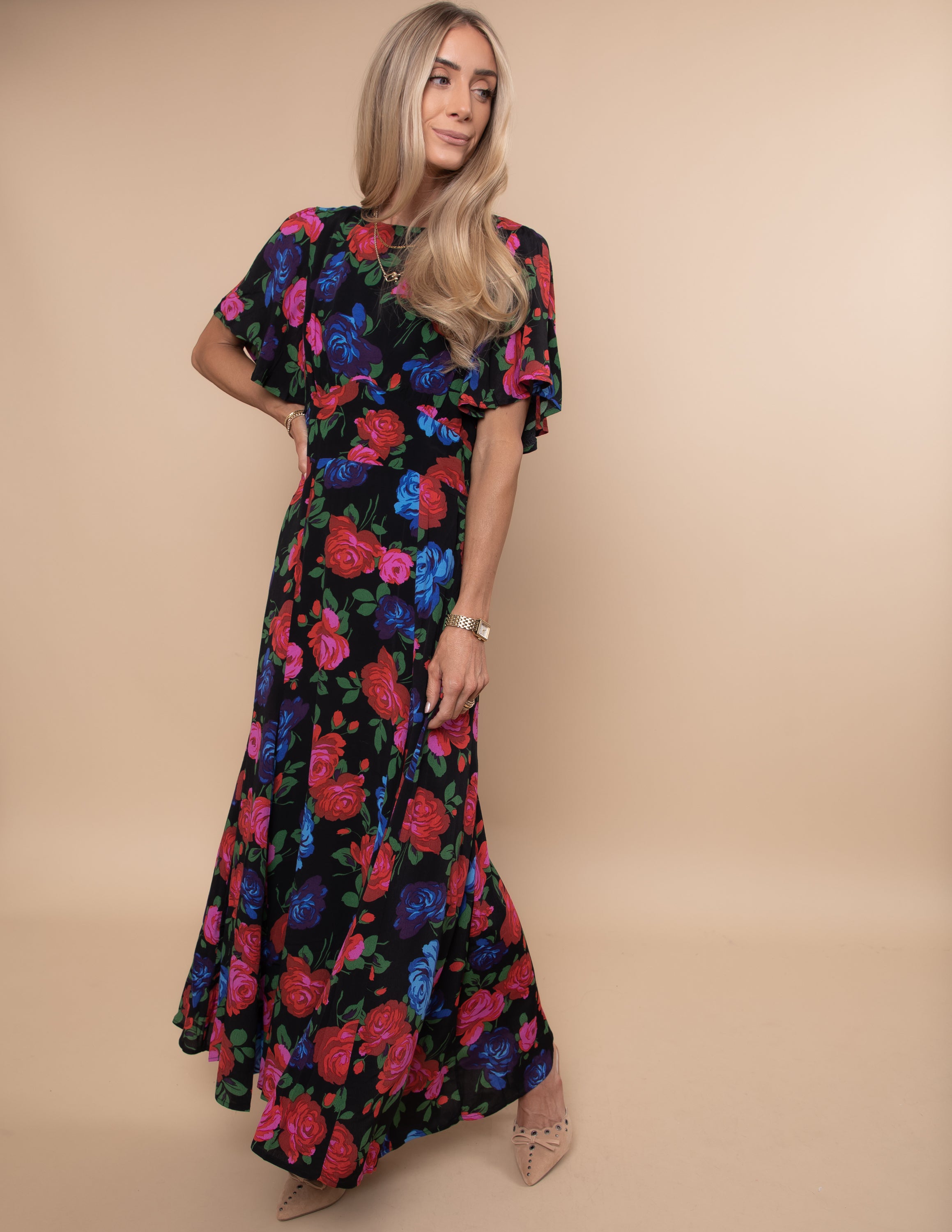 Painted Roses Dress