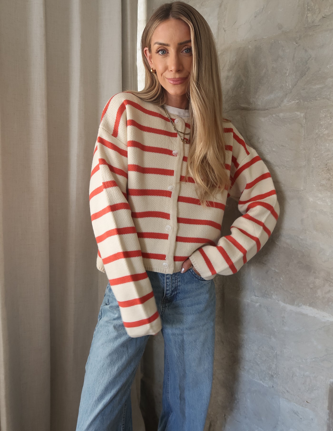 Jemina Striped Cardigan
