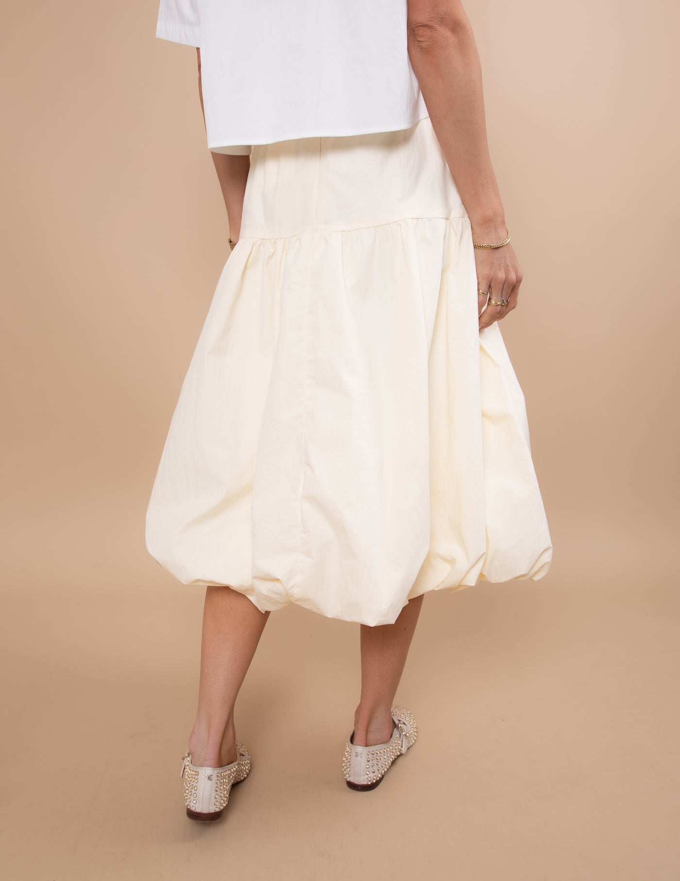 Wrenley Puffed Hem Skirt