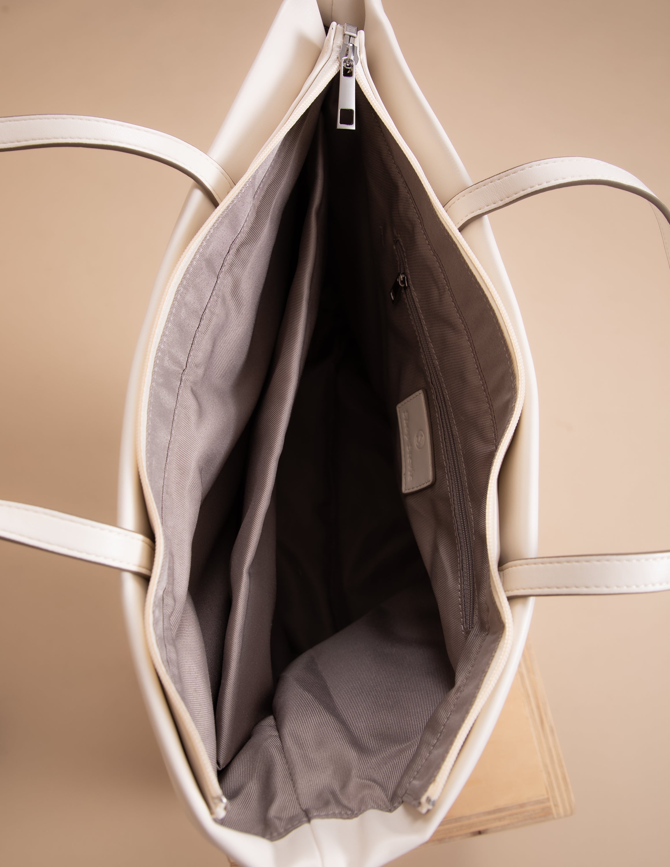 All White Temple Tote