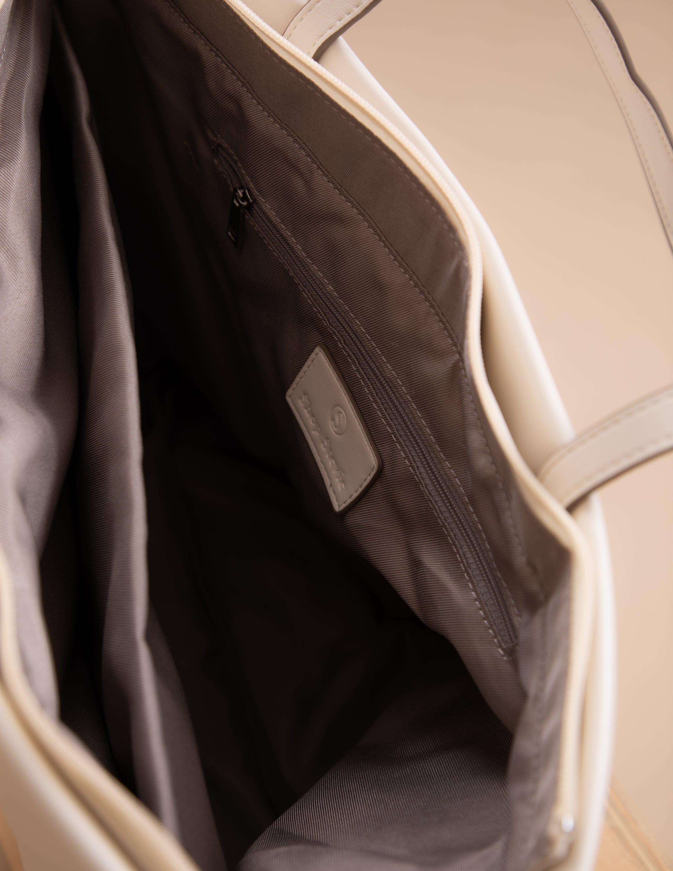 All White Temple Tote