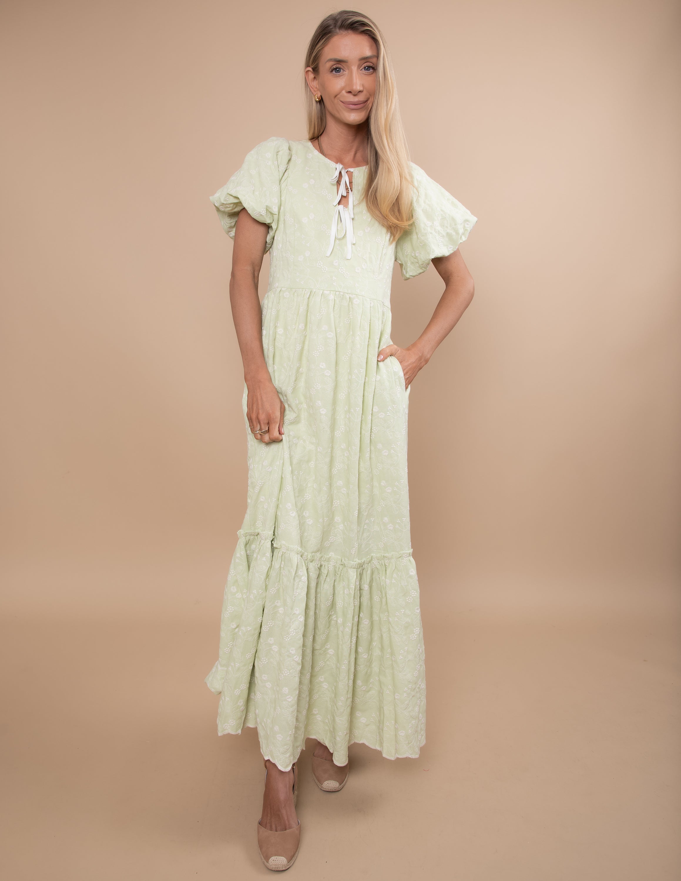 Finley Floral Embroidered Dress