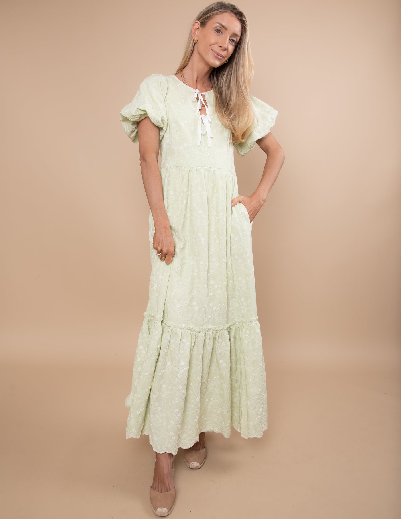 Finley Floral Embroidered Dress