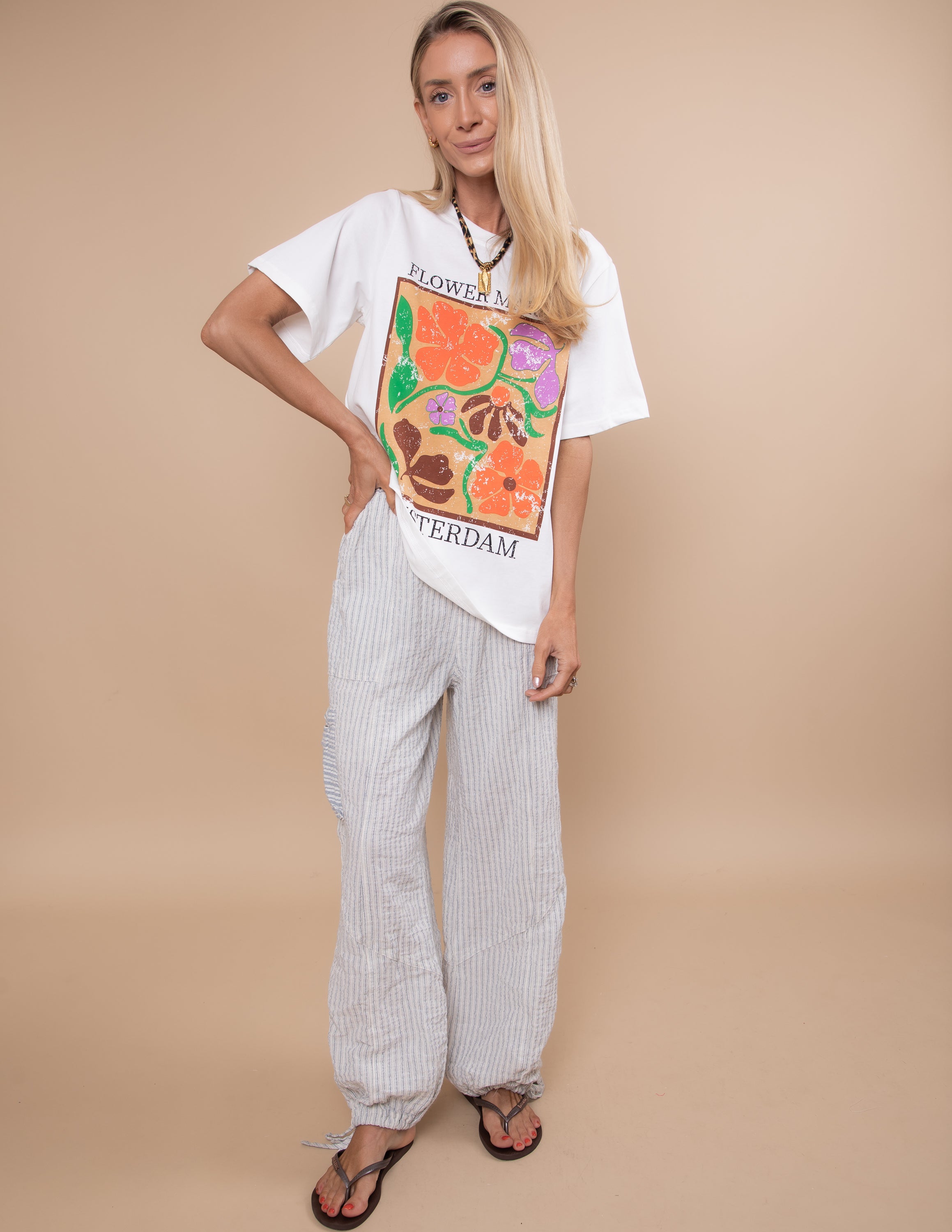 Amsterdam Flower Market Graphic Tee
