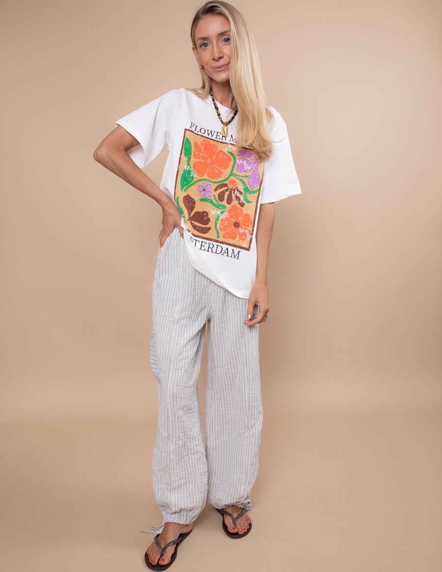 Amsterdam Flower Market Graphic Tee