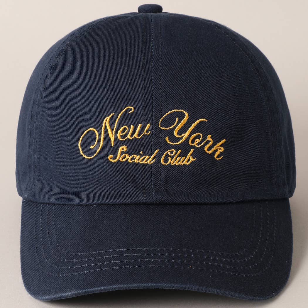 New York Social Club Baseball Hat