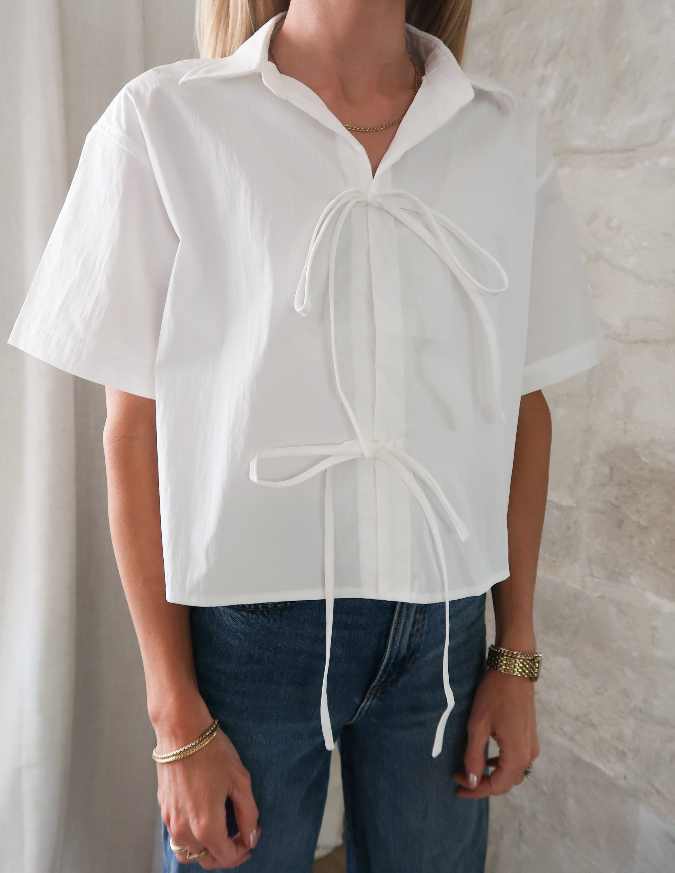 Everyday Ease Poplin Top