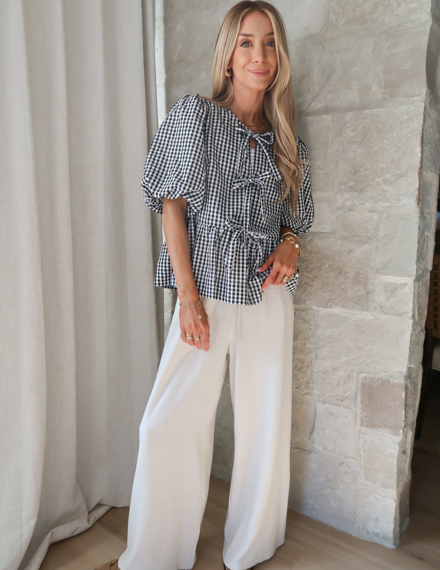 Kiki Plaid Top