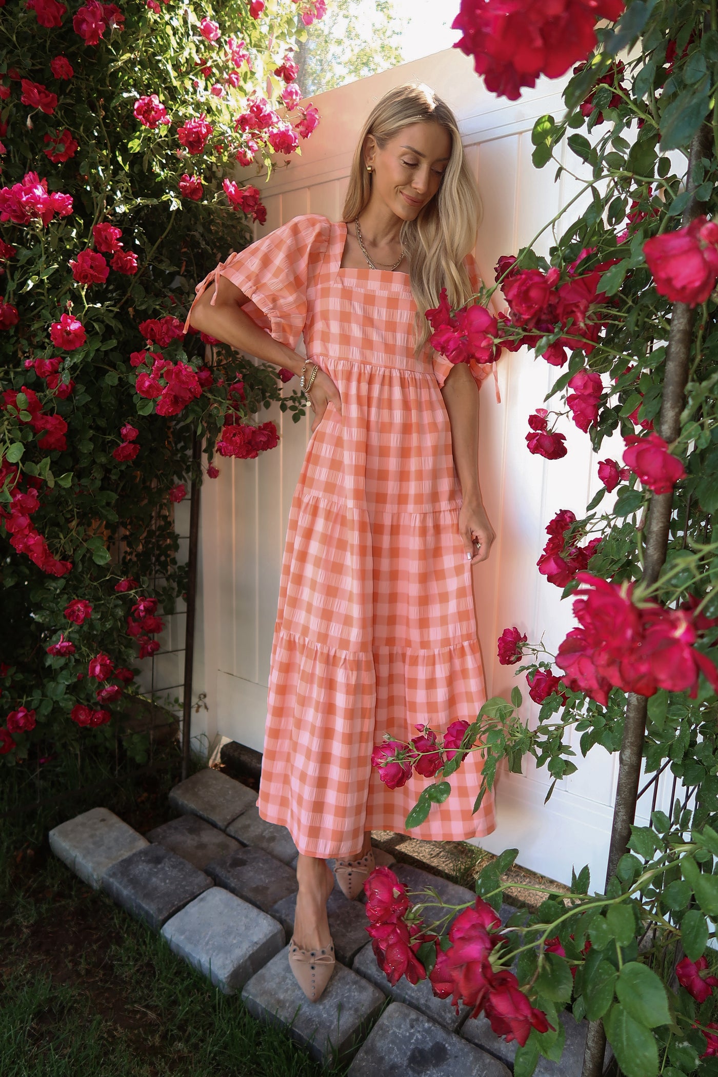 Savvy Checkered Dress
