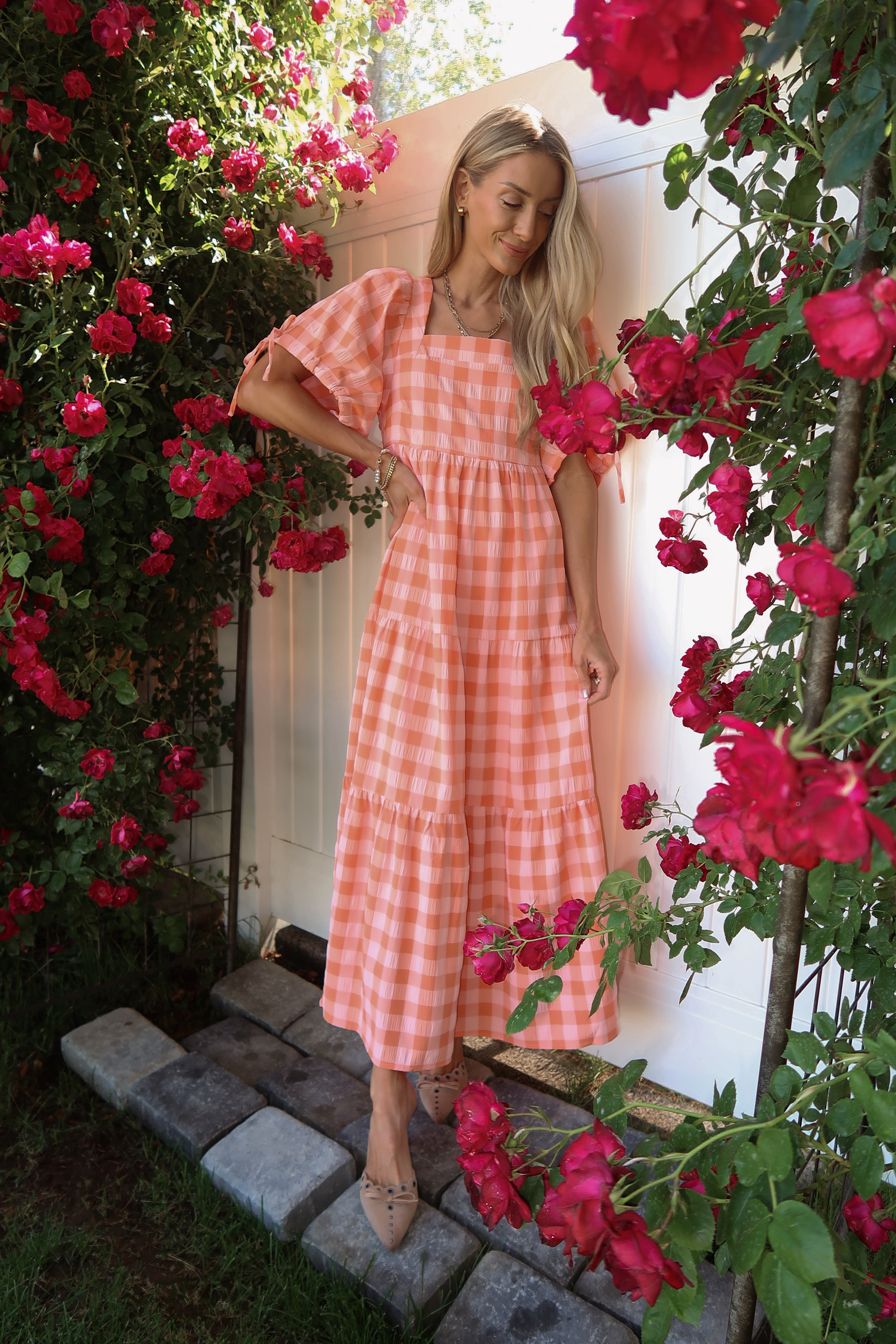 Savvy Checkered Dress