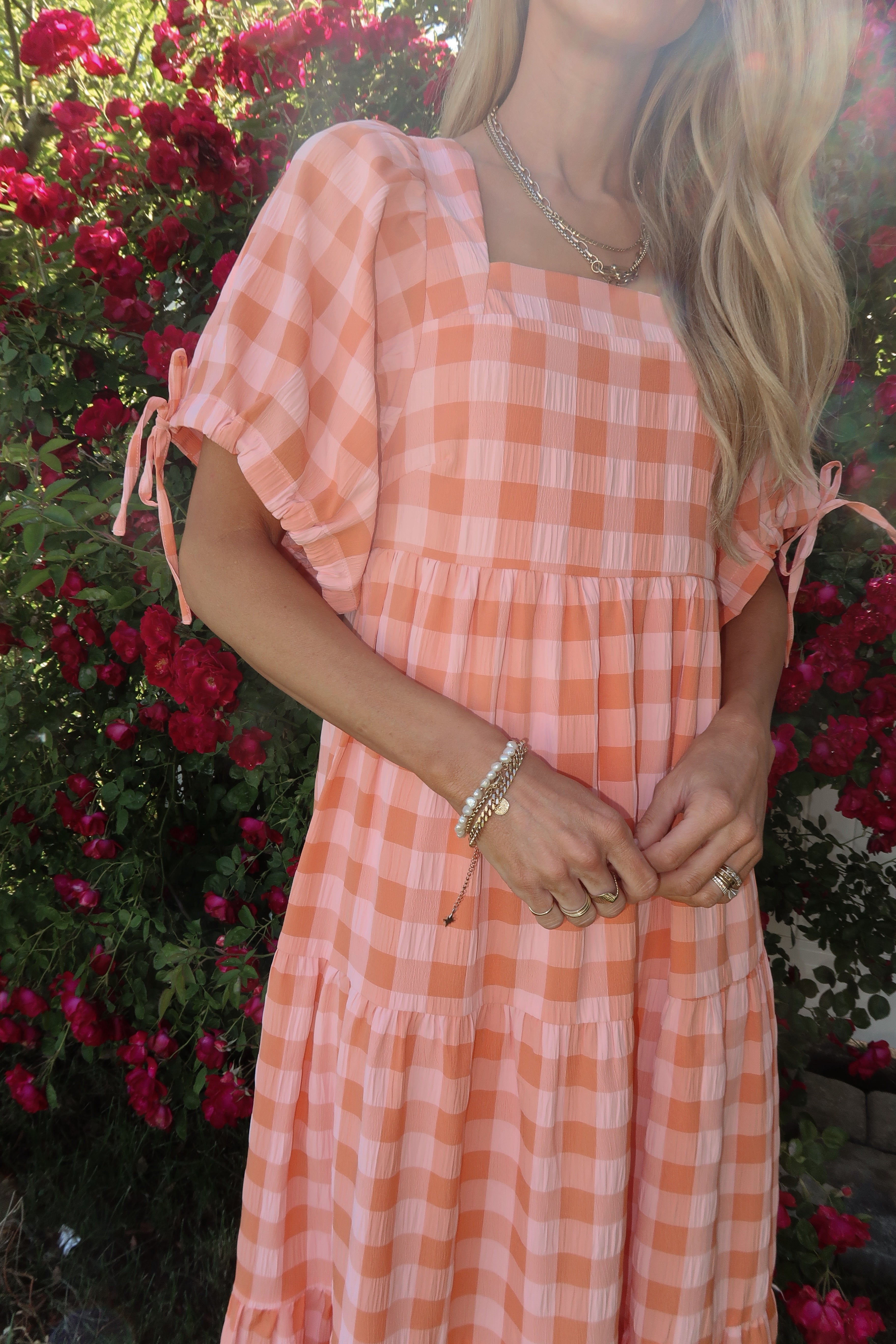 Savvy Checkered Dress