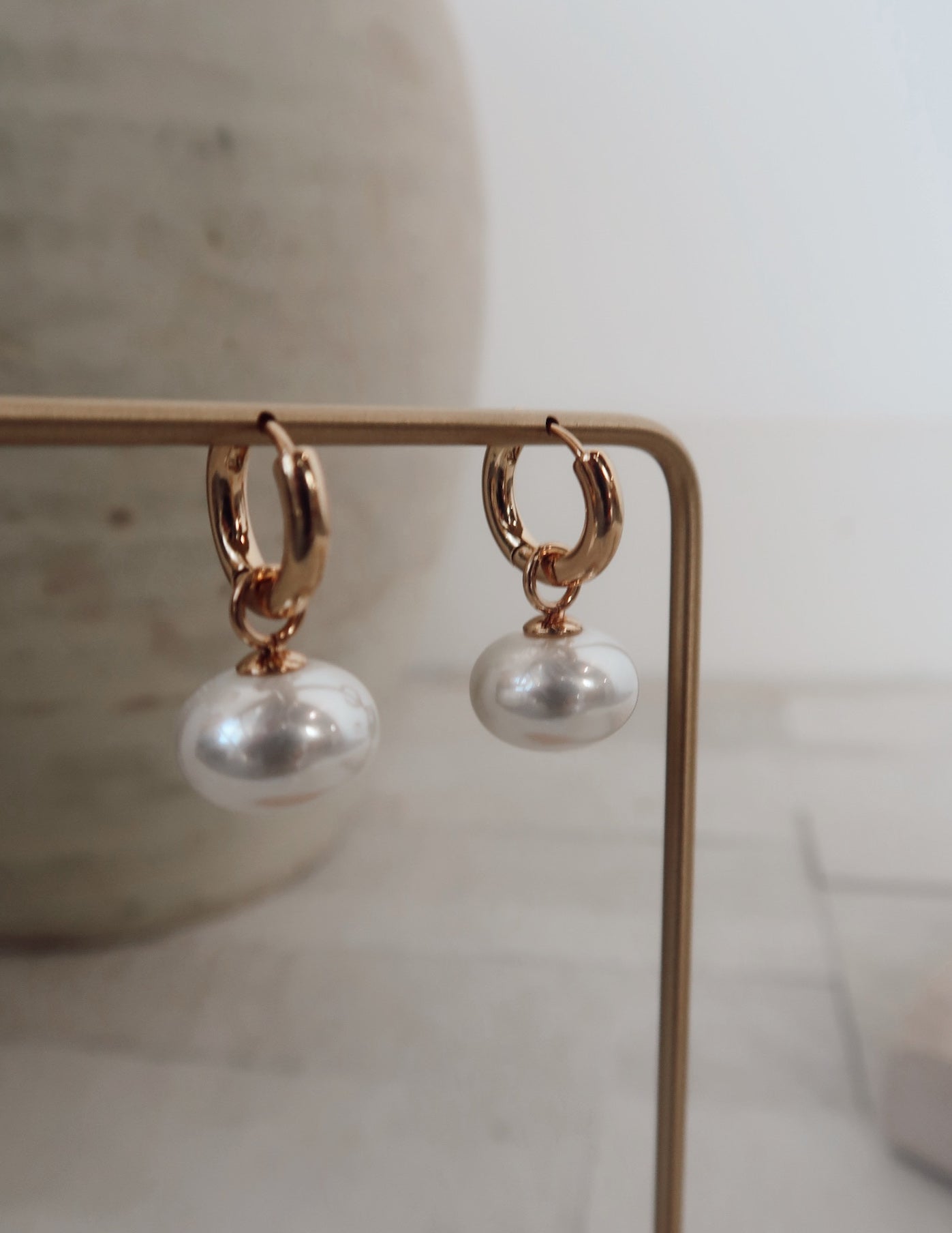 Lightweight Chunky Pearl Earrings **RESTOCKING SOON
