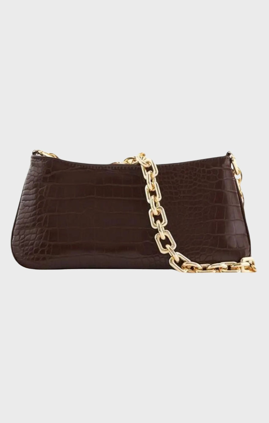 Crocodile Pattern Underarm Shoulder Bag