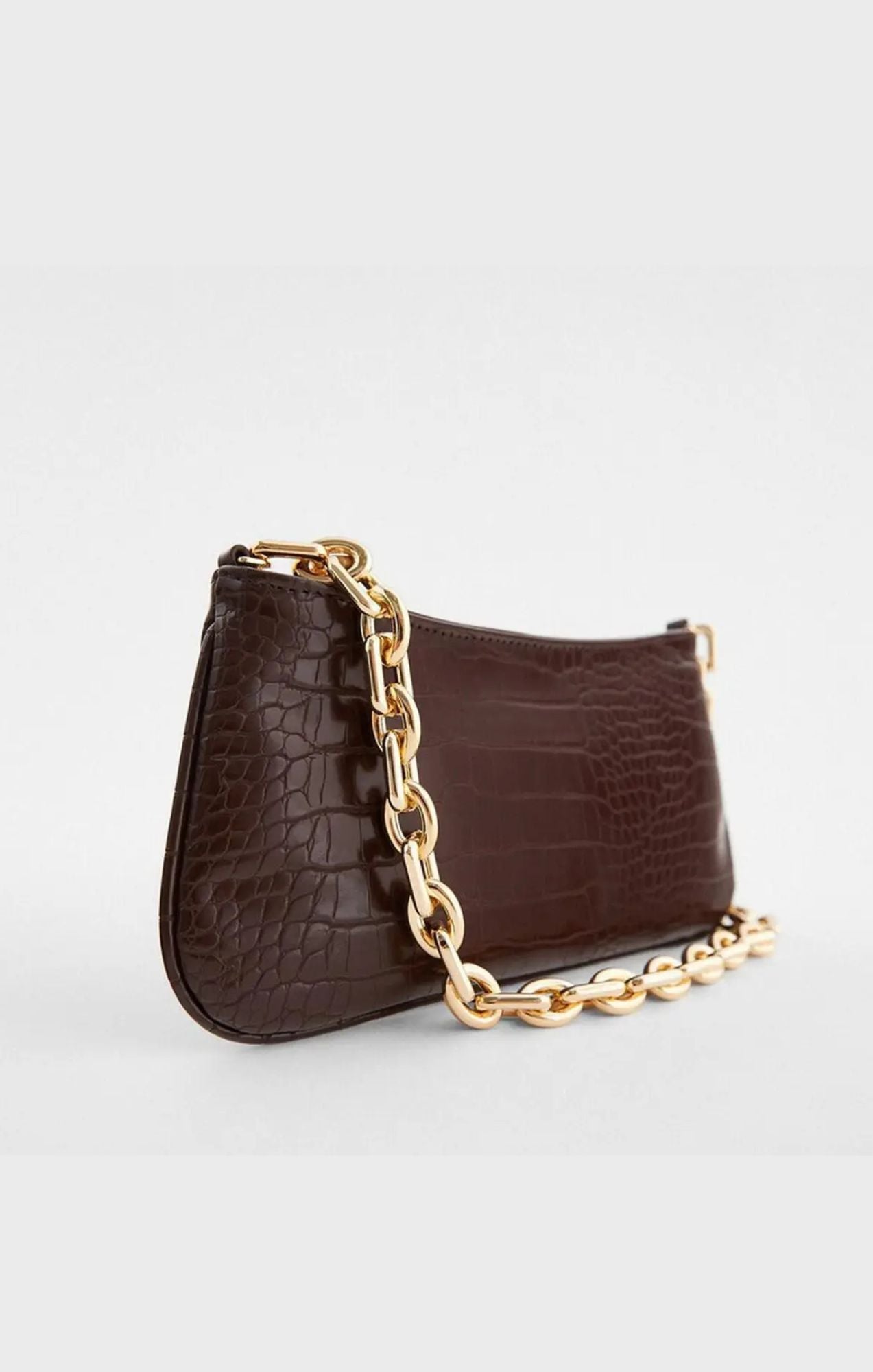 Crocodile Pattern Underarm Shoulder Bag