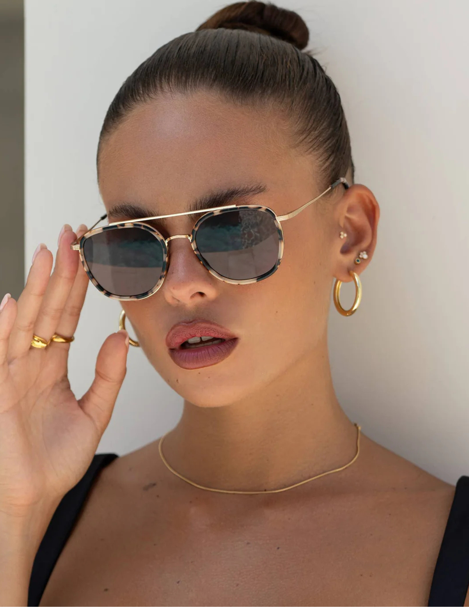Weston Acetate Round Sunglasses