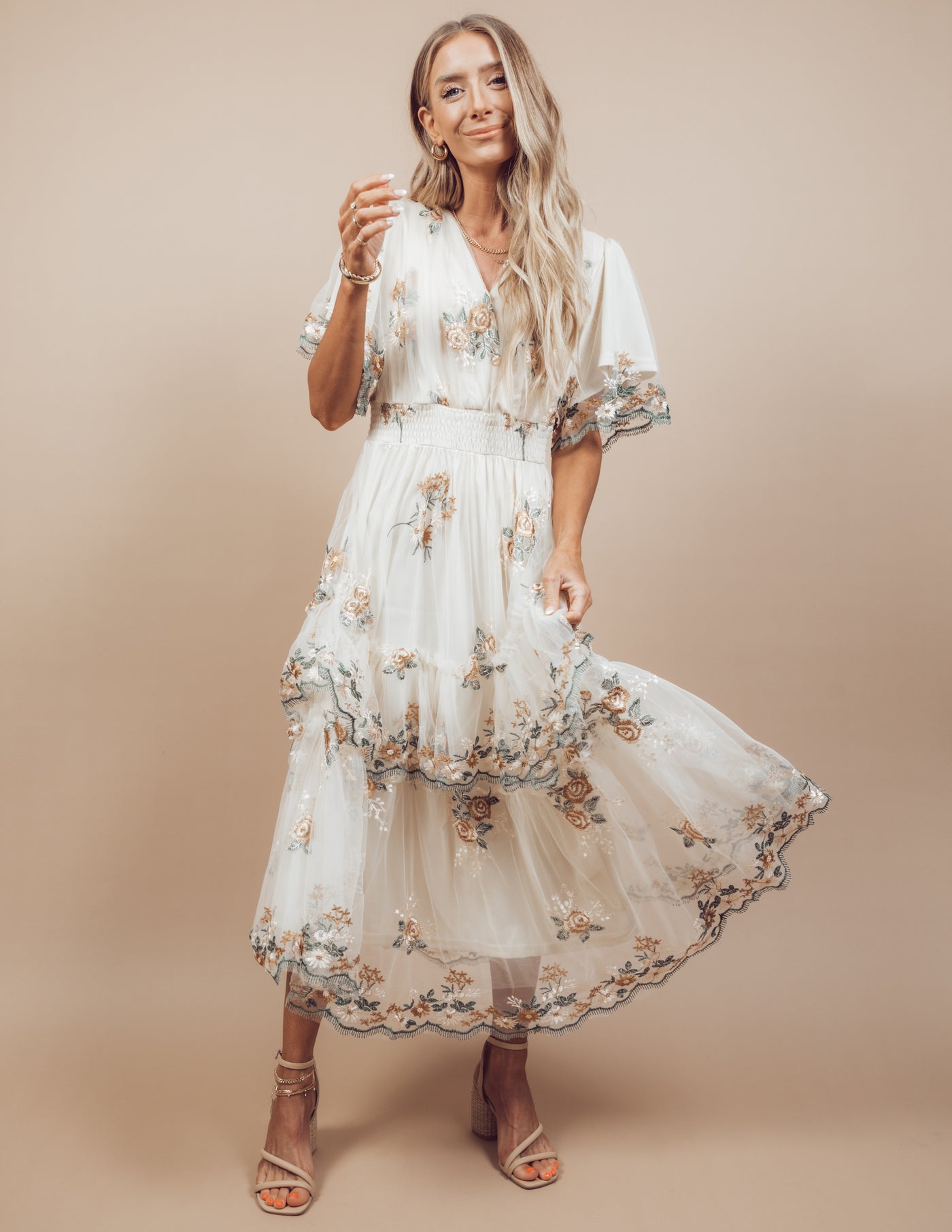 Charmaine Floral Dress