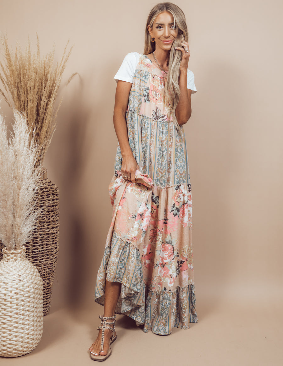Vida Printed Maxi Dress