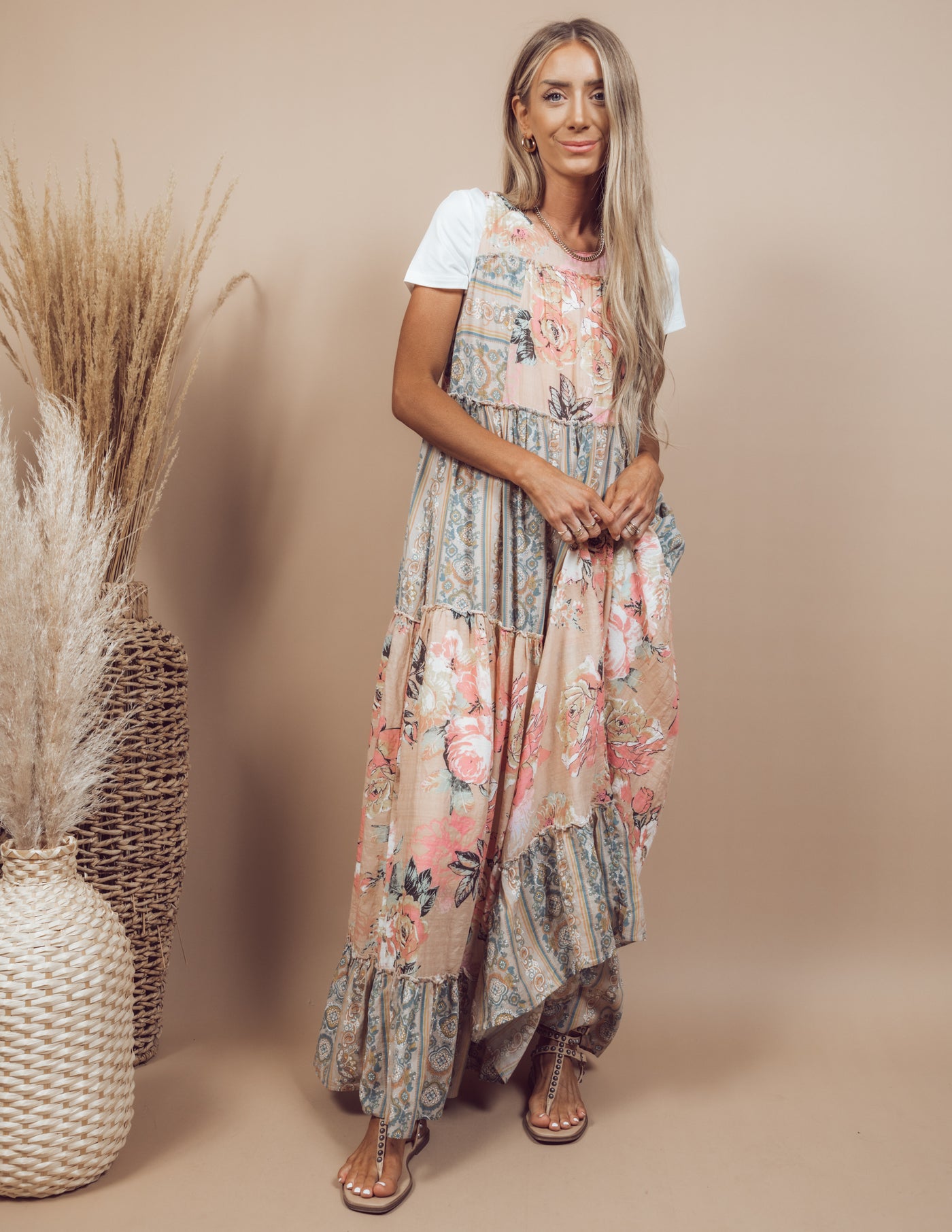 Vida Printed Maxi Dress