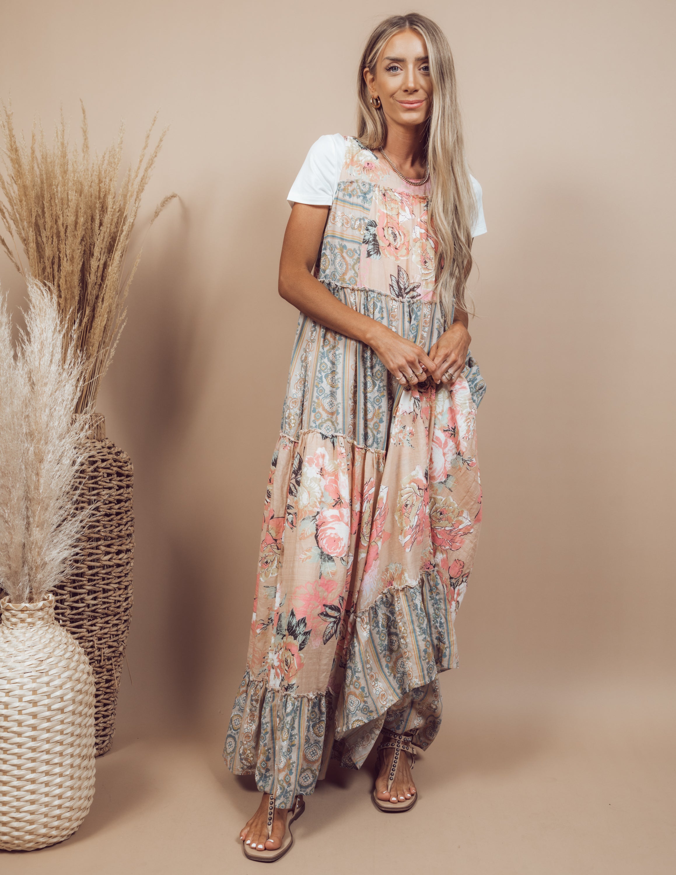 Vida Printed Maxi Dress