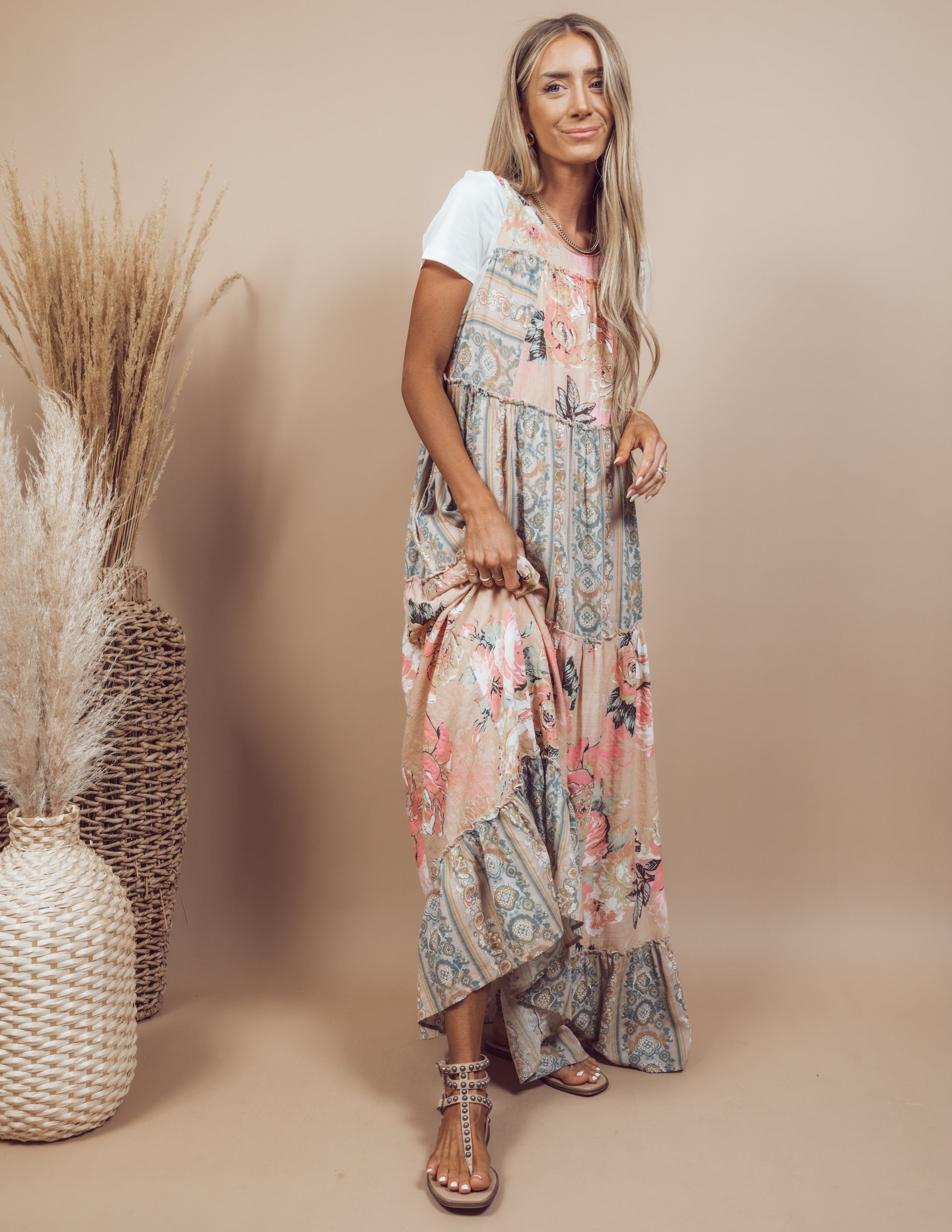Vida Printed Maxi Dress