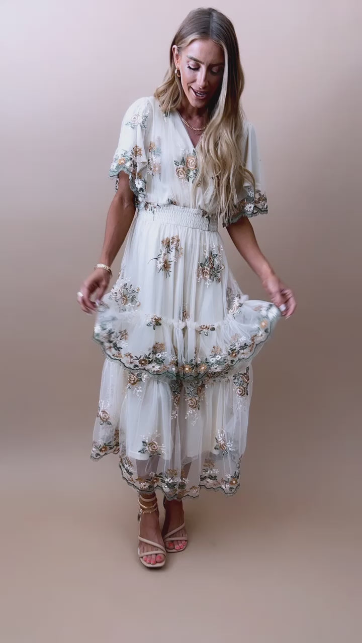 Charmaine Floral Dress